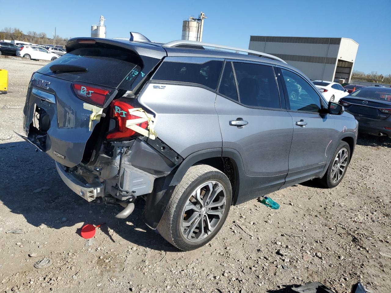 2021 GMC Terrain VIN 3GKALPEV3ML315395 Copart auction photo, rear end damage thumbnail 3