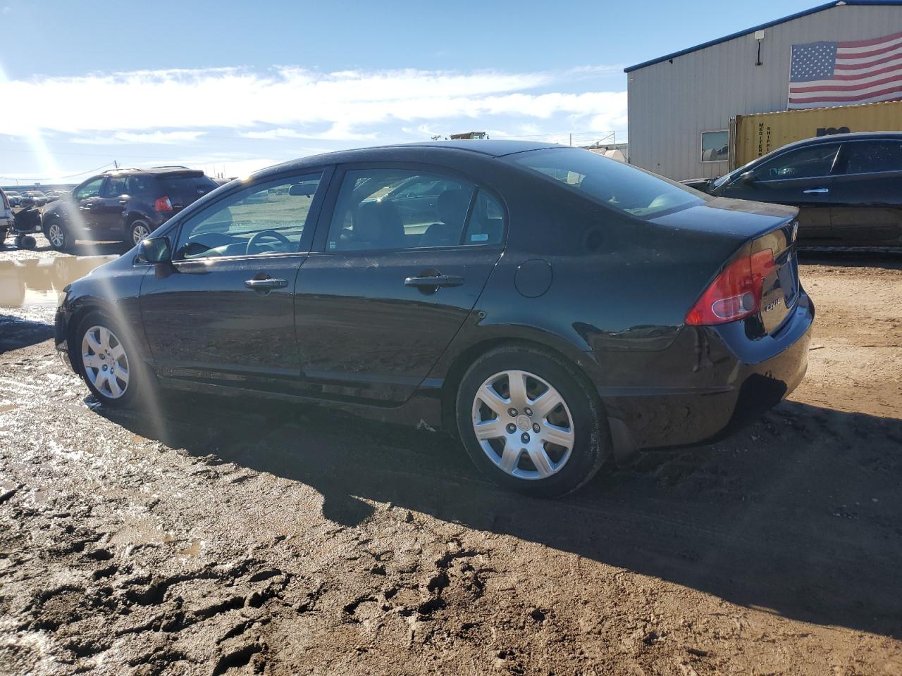 2007 Honda Civic VIN 2HGFA16517H311797 Copart auction photo, front end / side damage thumbnail 2
