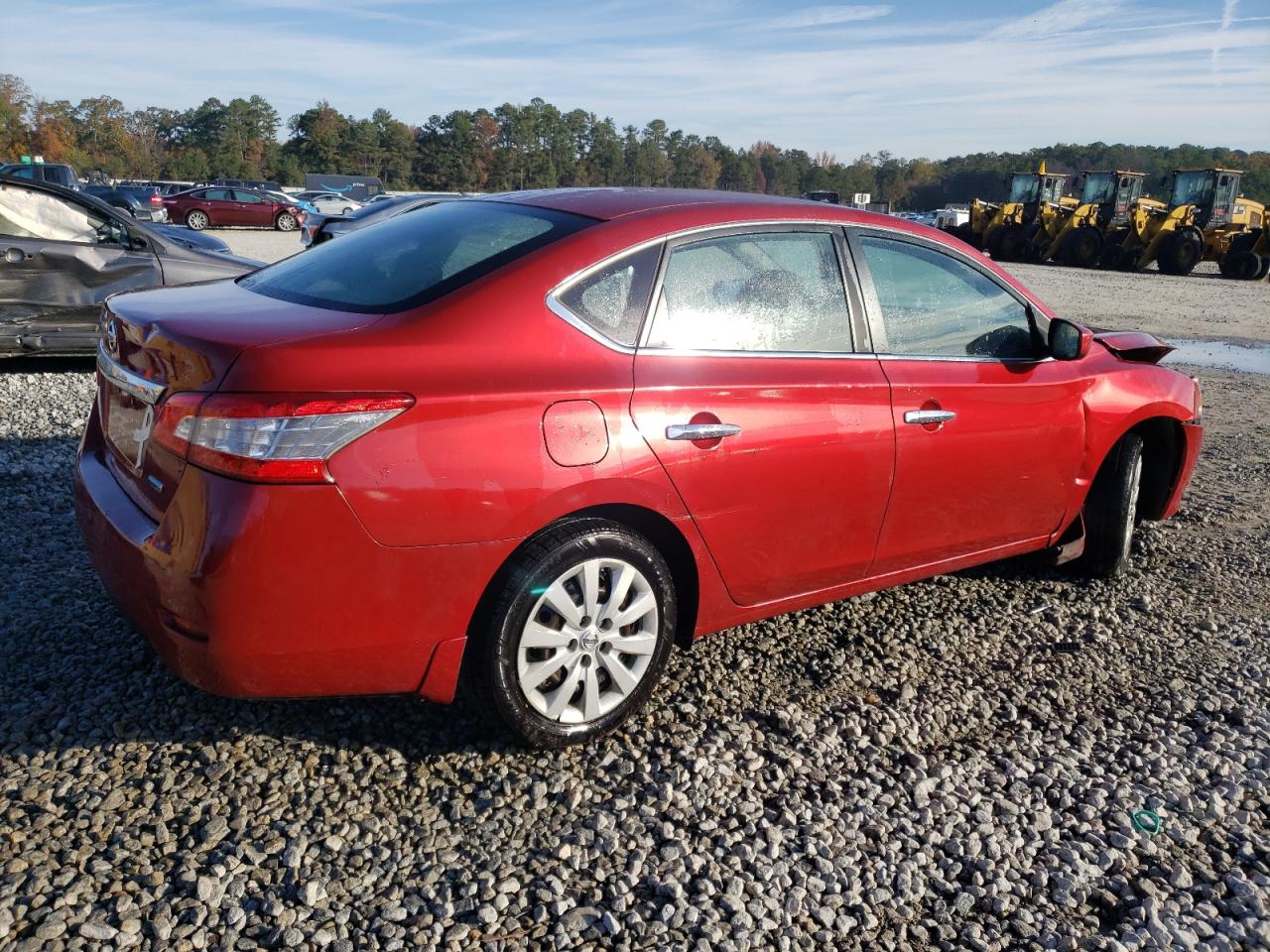 2014 Nissan Sentra VIN 3N1AB7AP7EY338711 Copart auction photo, front end damage thumbnail 3