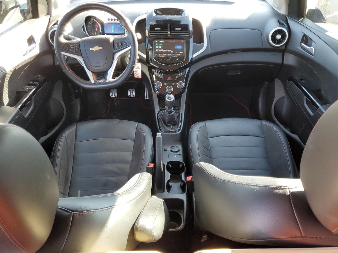 2014 Chevrolet Sonic VIN 1G1JH6SB6E4152372 Copart auction photo, side / minor dent/scratches damage thumbnail 8