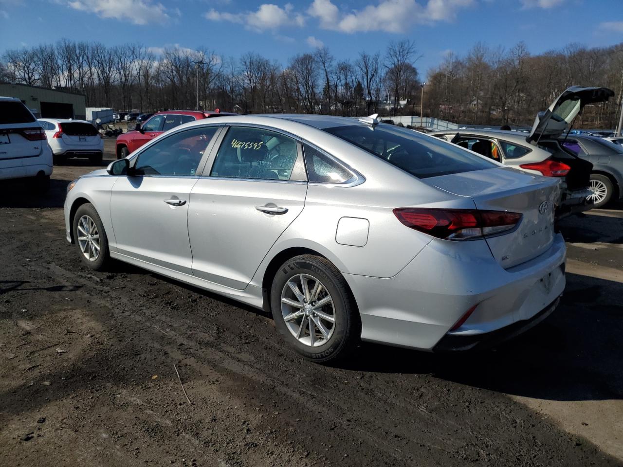 2019 Hyundai Sonata VIN 5NPE24AF1KH757411 Copart auction photo, rear end / front end damage thumbnail 2