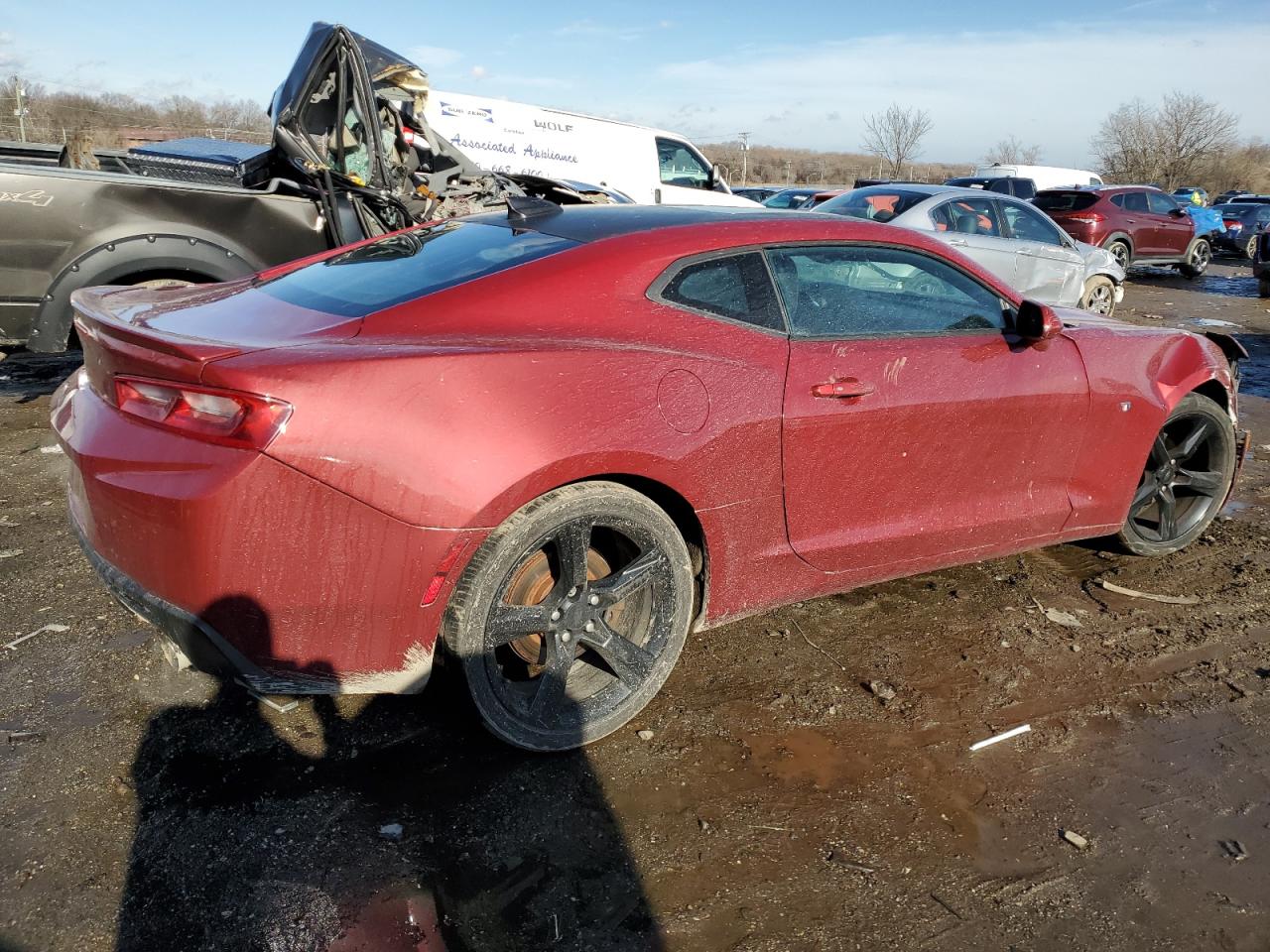 2018 Chevrolet Camaro VIN 1G1FB1RS5J0173957 Copart auction photo, front end damage thumbnail 3