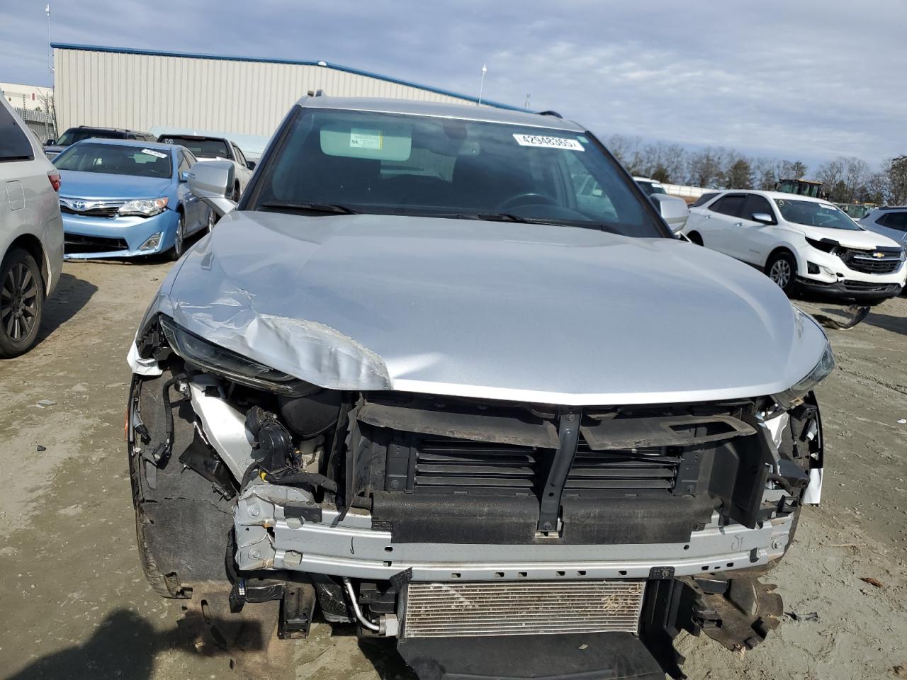 2019 Chevrolet Blazer VIN 3GNKBCRS2KS658382 Copart auction photo, front end damage thumbnail 5