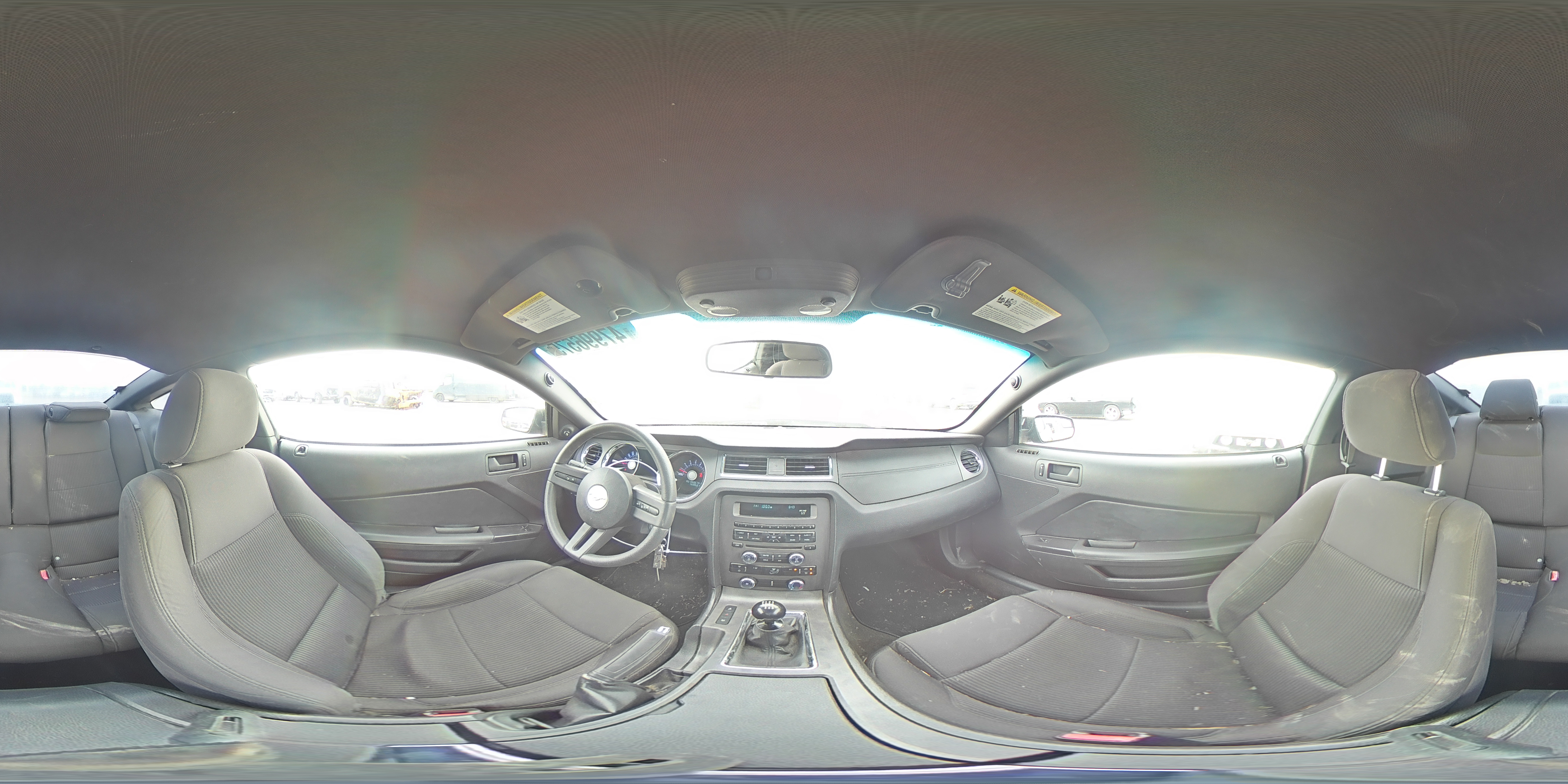 2012 Ford Mustang VIN 1ZVBP8CF9C5227131 Copart auction photo, front end / side damage thumbnail 13
