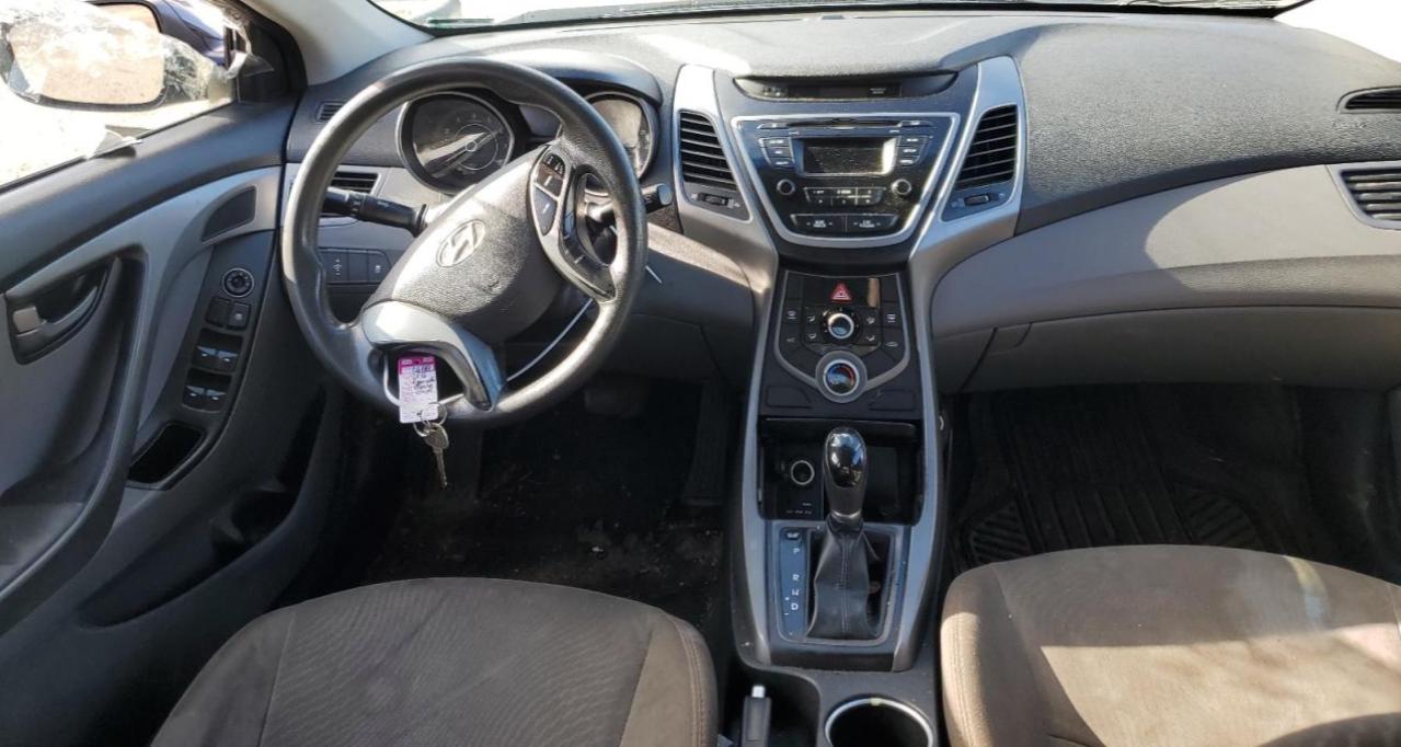 2016 Hyundai Elantra VIN 5NPDH4AE6GH740290 Copart auction photo, all over damage thumbnail 8