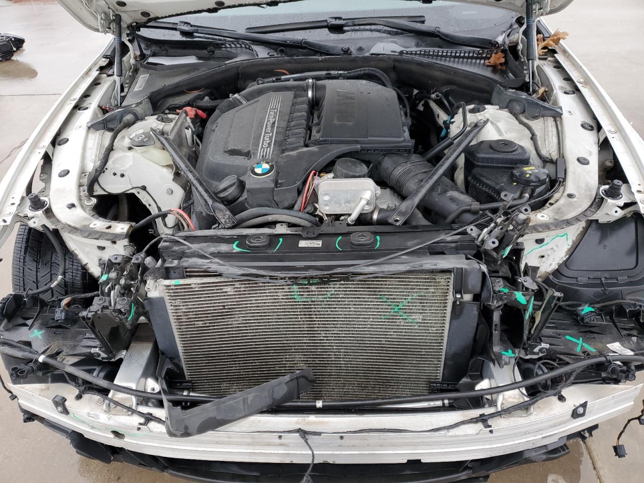 2015 BMW 5er VIN WBA5B3C59FD541135 Copart auction photo, front end damage thumbnail 11