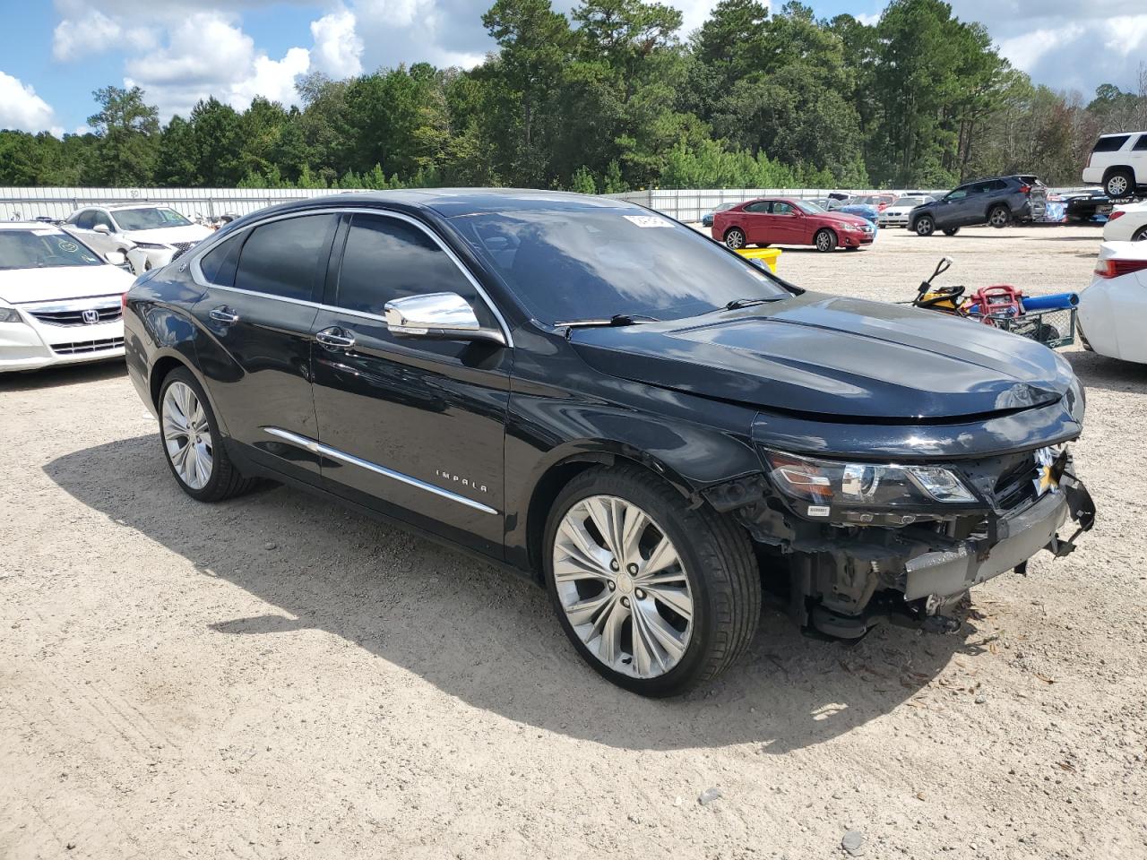 2017 Chevrolet Impala VIN 2G1145S31H9181164 Copart auction photo, front end damage thumbnail 4