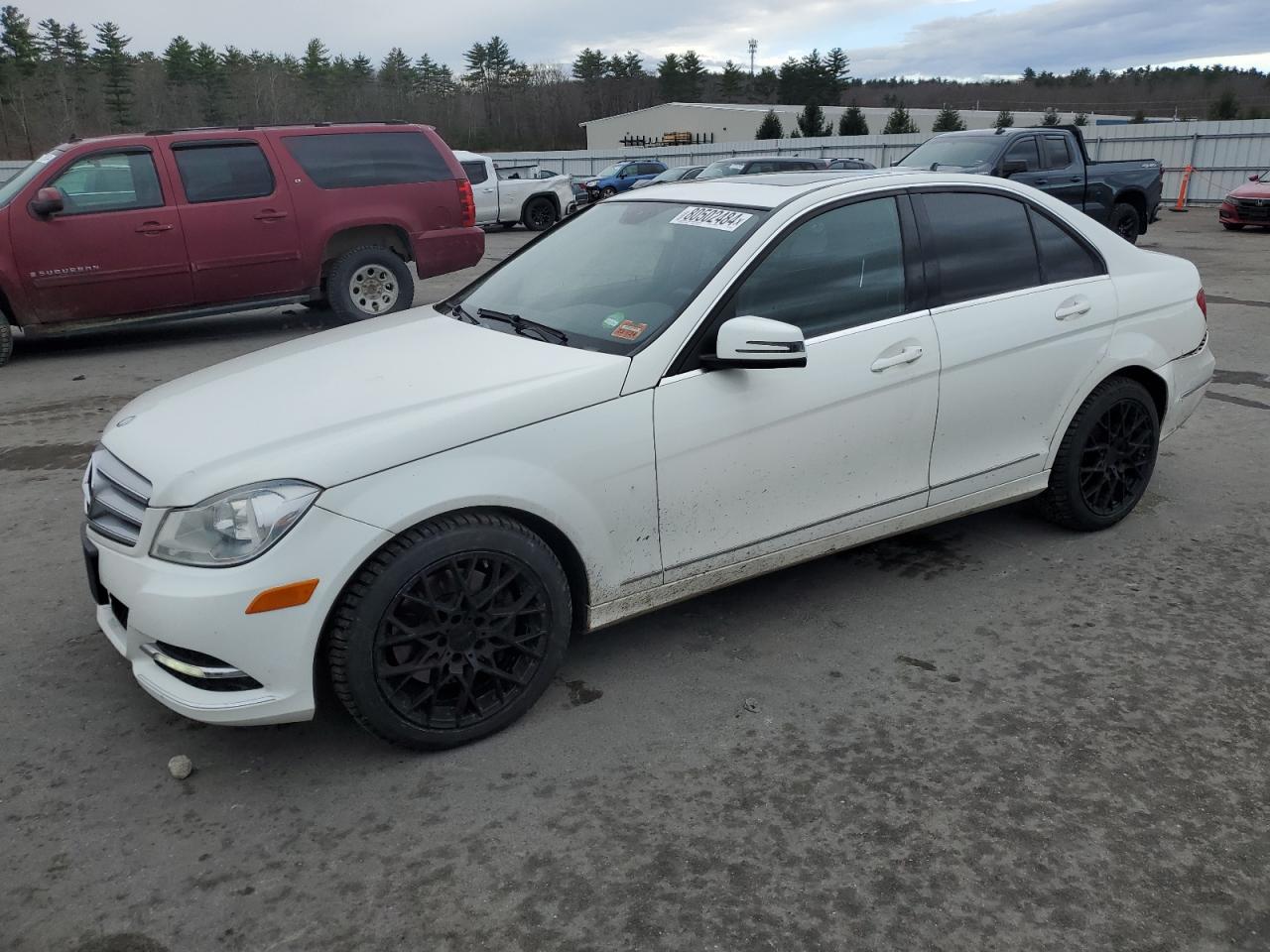 2013 Mercedes-Benz C-klasse VIN WDDGF8AB8DR263775