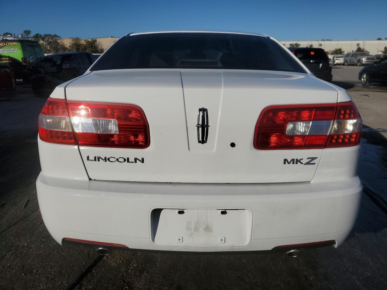 2007 Lincoln MKZ VIN 3LNHM26T77R645996 Copart auction photo, rear end damage thumbnail 6