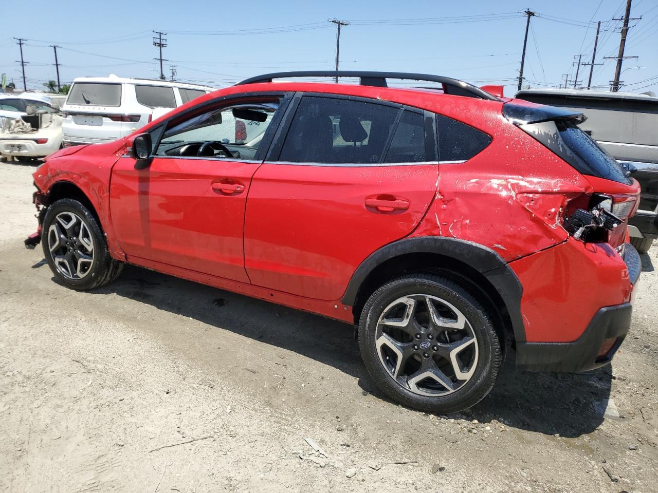 2020 Subaru XV VIN JF2GTAMC3L8219963 Copart auction photo, front end / rear end damage thumbnail 2