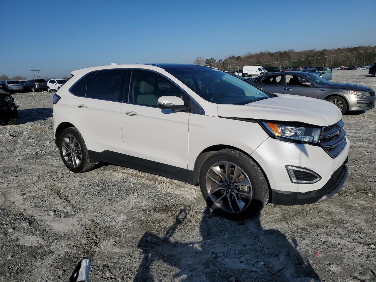 2017 Ford Edge VIN 2FMPK3K82HBC51427 Copart auction photo, front end damage thumbnail 4