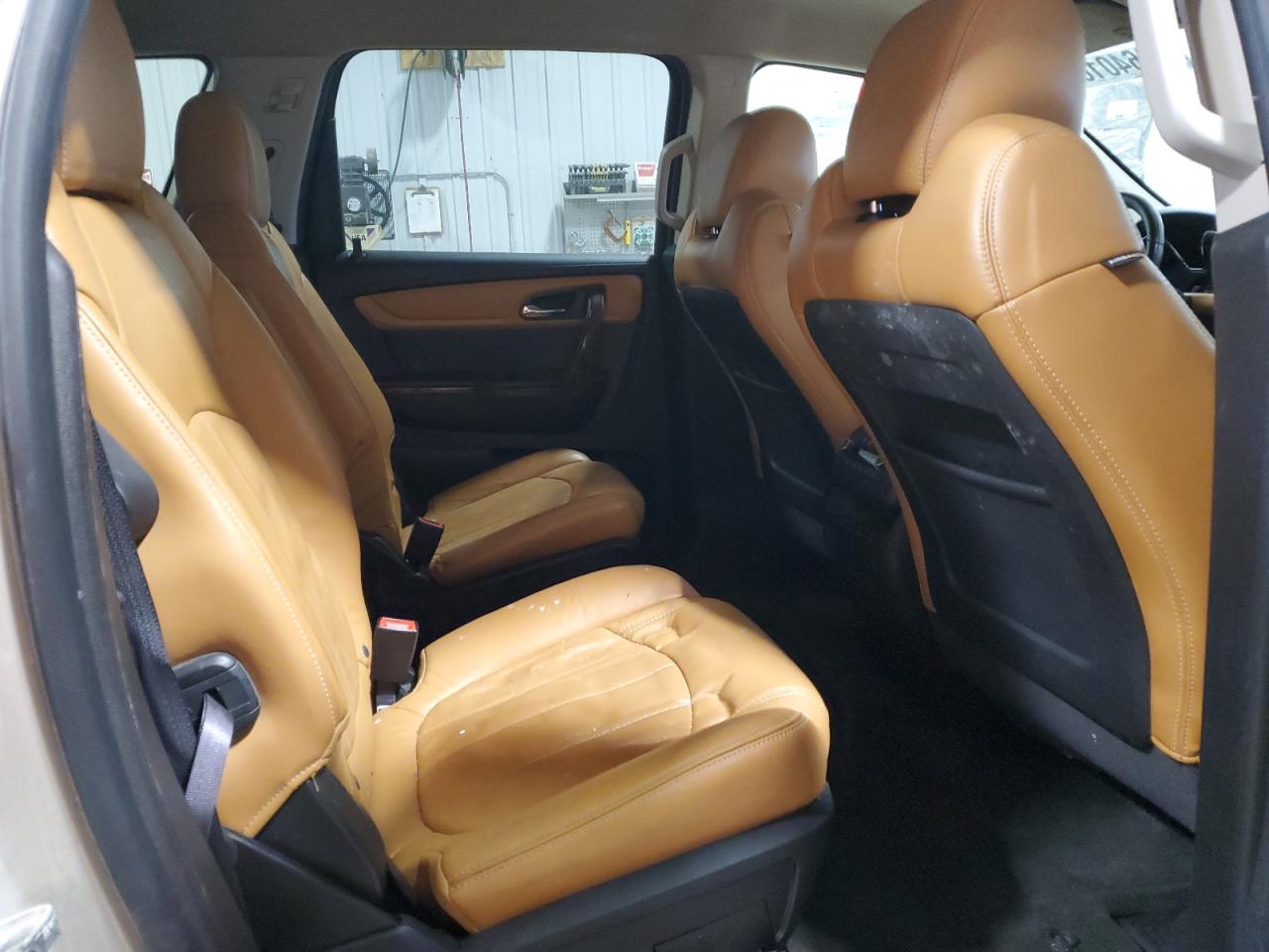 2013 Chevrolet Traverse VIN 1GNKVLKD6DJ144218 Copart auction photo, front end / top/roof damage thumbnail 11