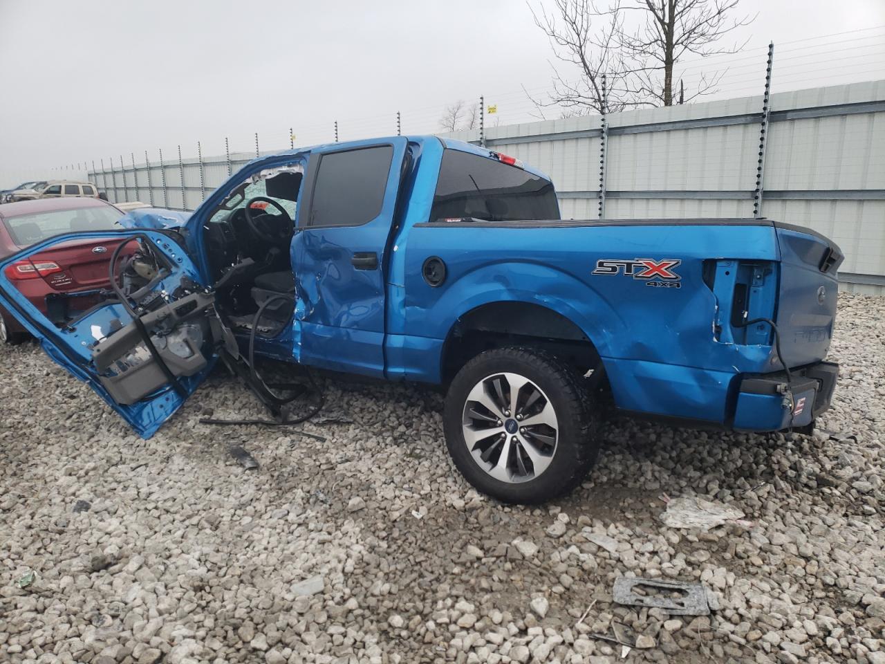 2019 Ford F-150 VIN 1FTEW1EP8KFB78318 Copart auction photo, rollover damage thumbnail 2
