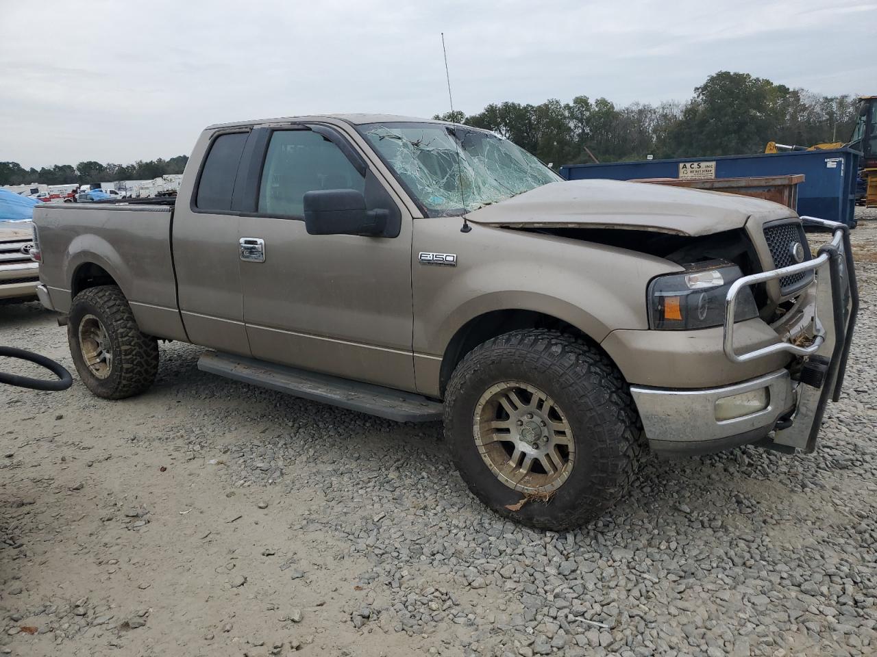 2004 Ford F-150 VIN 1FTPX14554FA44116 Copart auction photo, water/flood / front end damage thumbnail 4