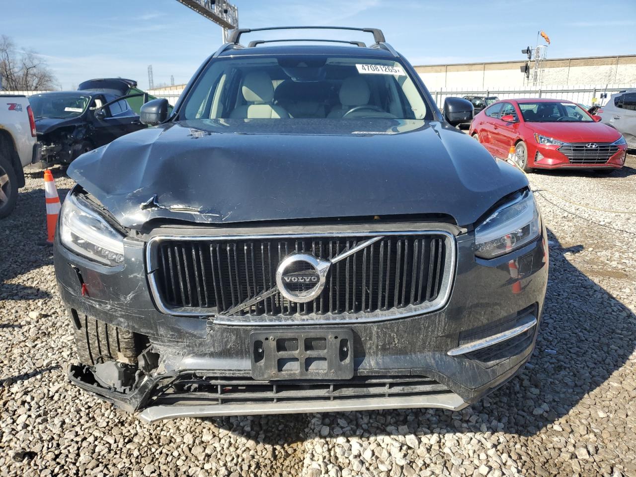 2016 Volvo XC90 VIN YV4A22PK9G1051922 Copart auction photo, front end / undercarriage damage thumbnail 5