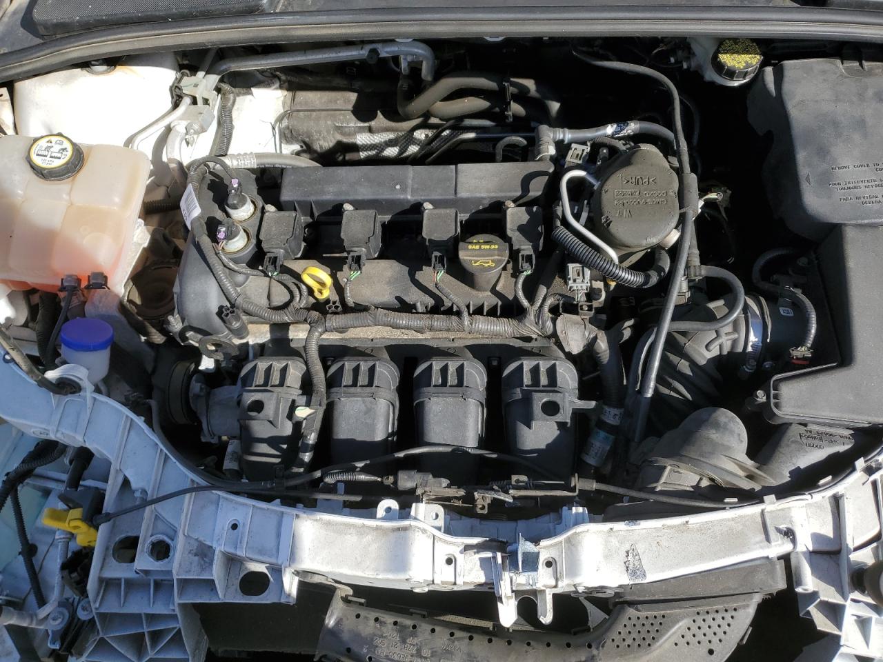 2012 Ford Focus VIN 1FAHP3F22CL443509 Copart auction photo, front end damage thumbnail 11
