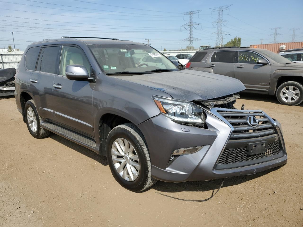 2015 Lexus GX VIN JTJBM7FX0F5099907 Copart auction photo, front end / minor dent/scratches damage thumbnail 4