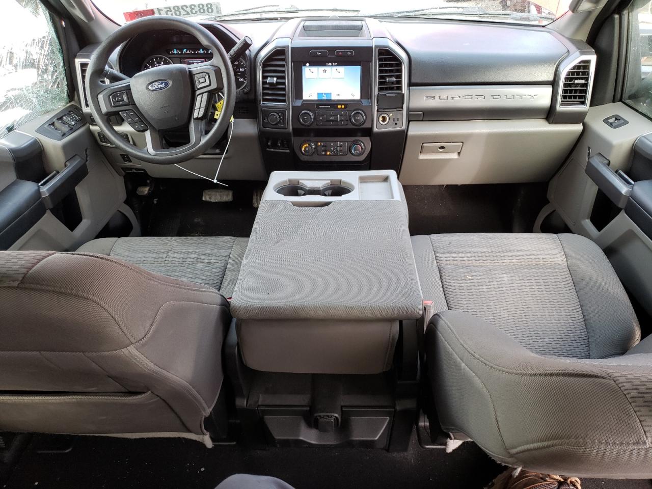 2019 Ford F350 VIN 1FT8W3B68KEE17036 Copart auction photo, undercarriage / side damage thumbnail 8