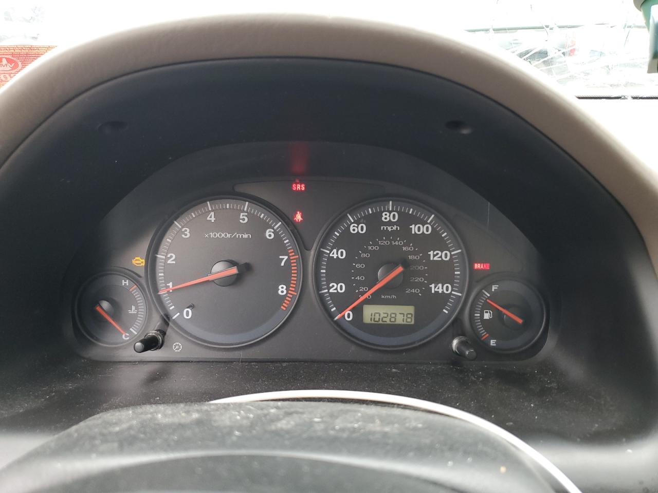 2001 Honda Civic VIN 2HGES15591H600038 Copart auction photo, top/roof damage thumbnail 9
