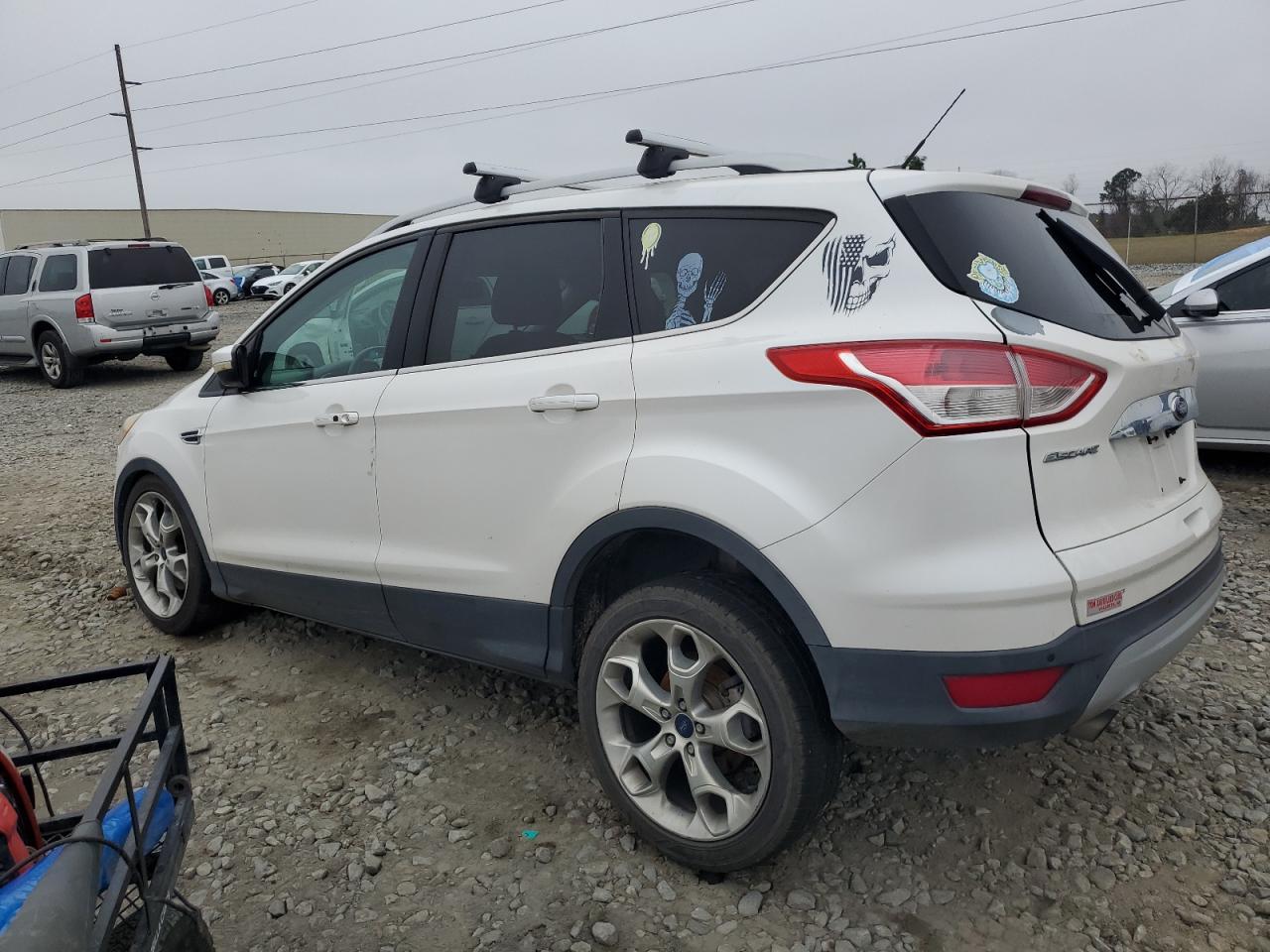 2014 Ford Escape VIN 1FMCU0J91EUC98049 Copart auction photo, undercarriage / side damage thumbnail 2