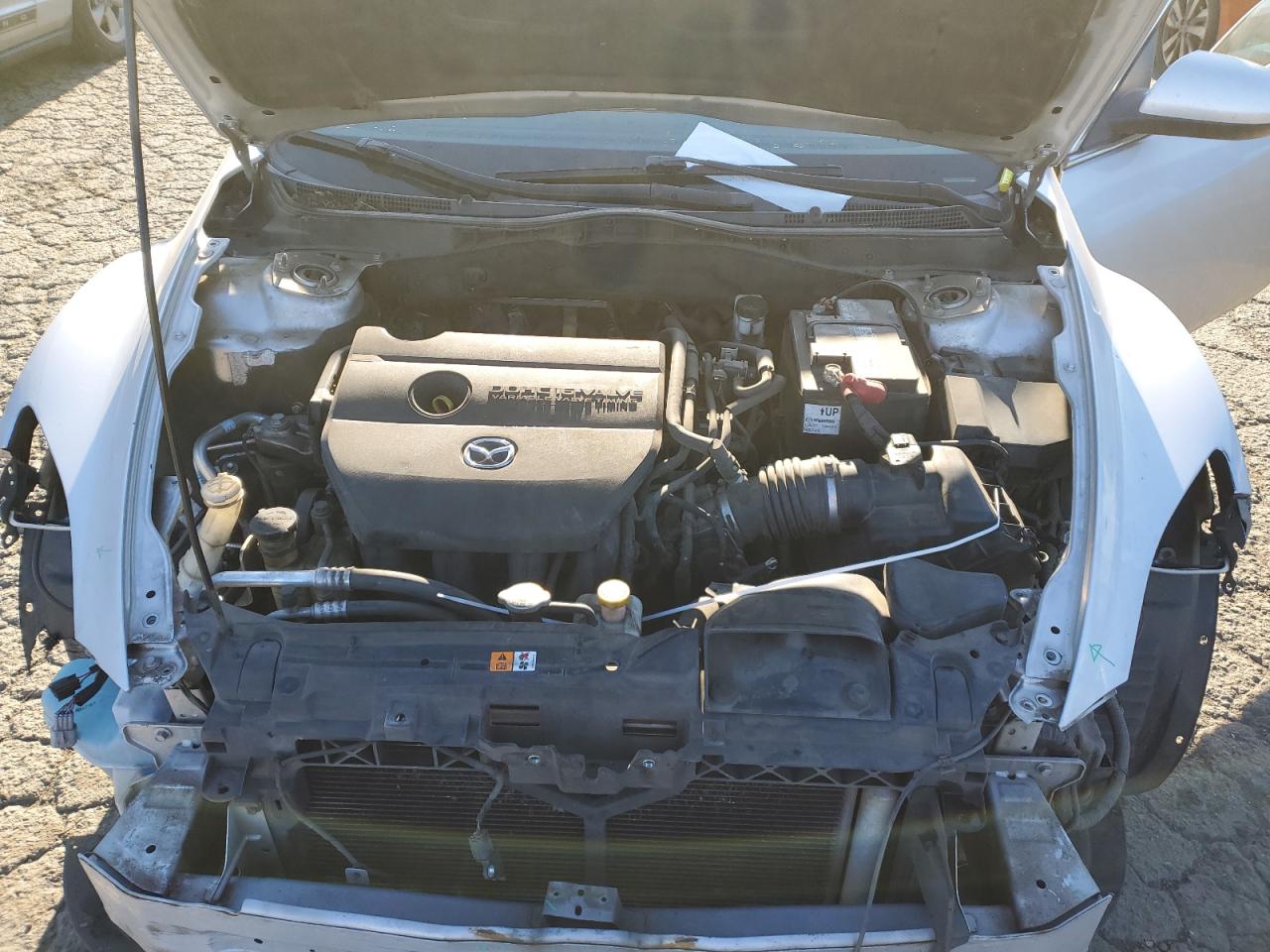 2012 Mazda 6 VIN 1YVHZ8DH1C5M34033 Copart auction photo, front end damage thumbnail 11