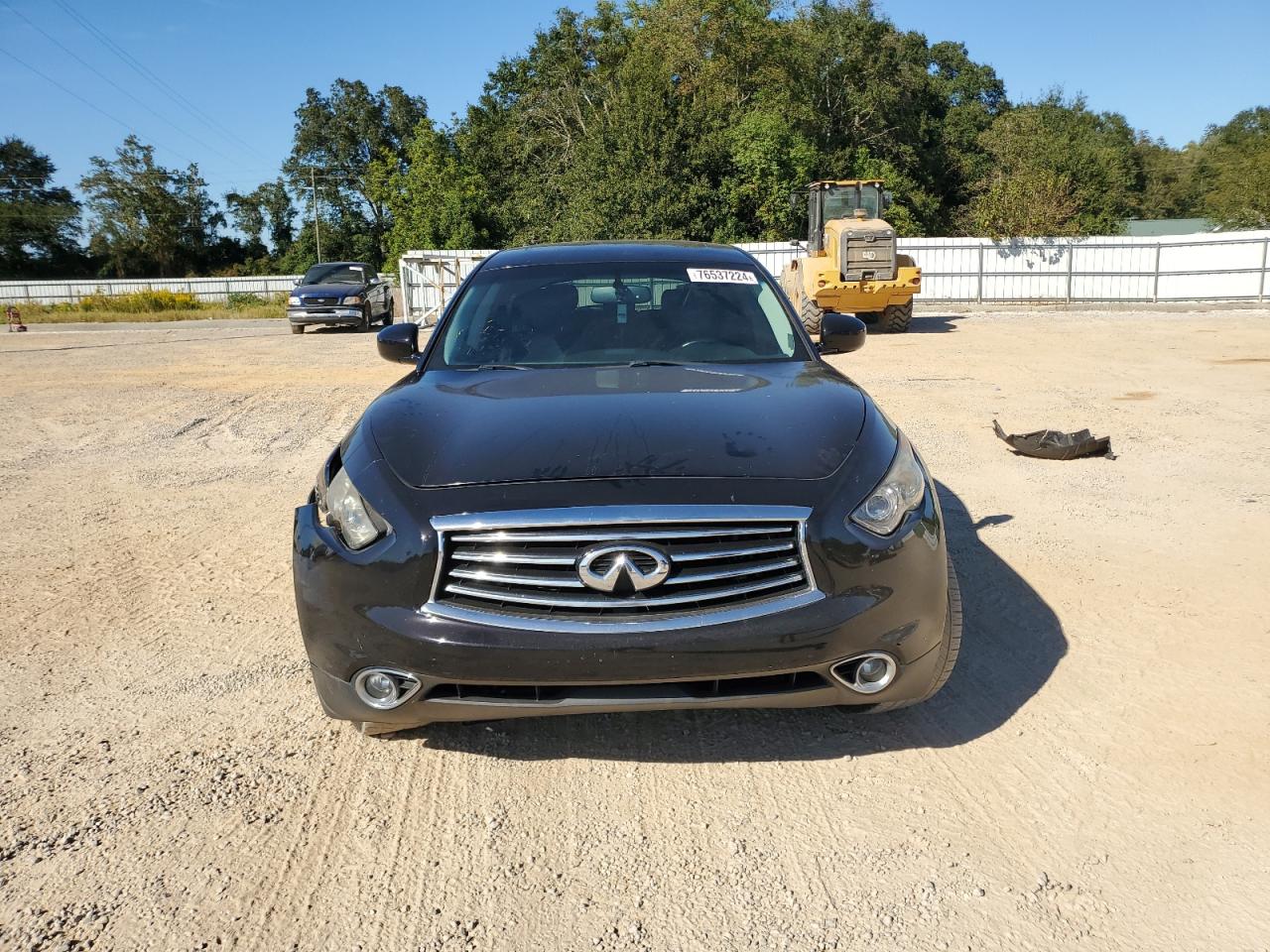 2016 Infiniti QX70 VIN JN8CS1MUXGM671032 Copart auction photo, front end / side damage thumbnail 5