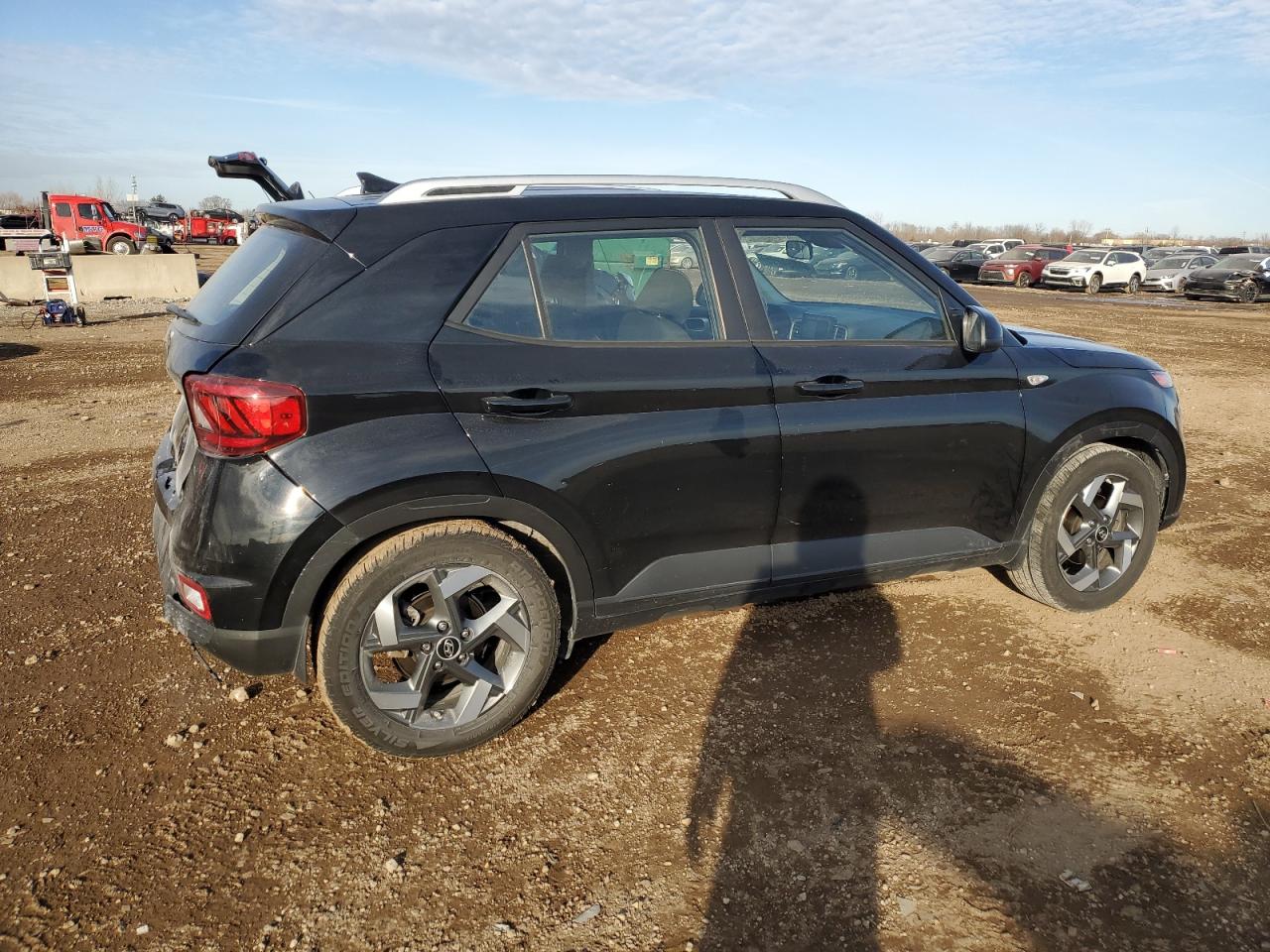 2020 Hyundai Venue VIN KMHRC8A39LU026272 Copart auction photo, rear end damage thumbnail 3