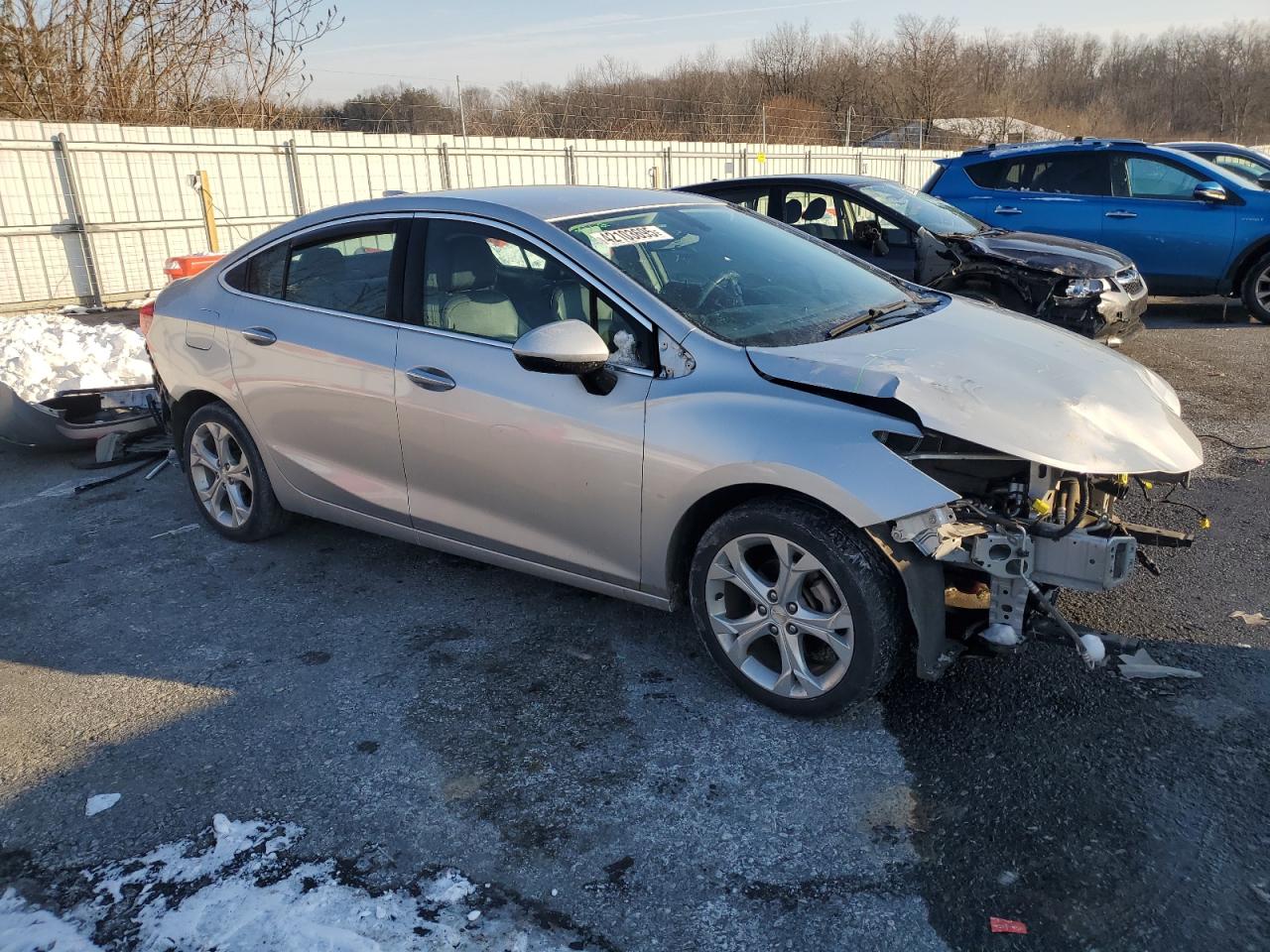 2017 Chevrolet Cruze VIN 1G1BF5SM5H7229354 Copart auction photo, front end / rear end damage thumbnail 4