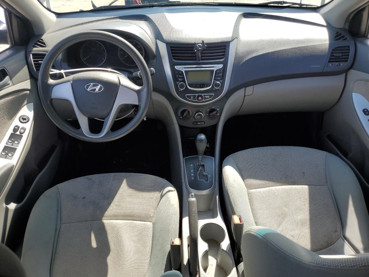 2013 Hyundai Accent VIN KMHCT4AE3DU531032 Copart auction photo, mechanical damage thumbnail 8