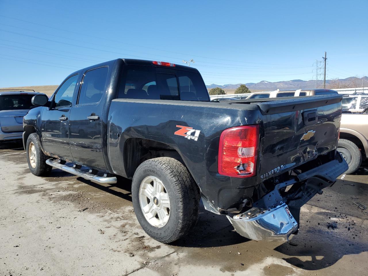 2013 Chevrolet Silverado VIN 3GCPKSE25DG169401 Copart auction photo, rear end / hail damage thumbnail 2