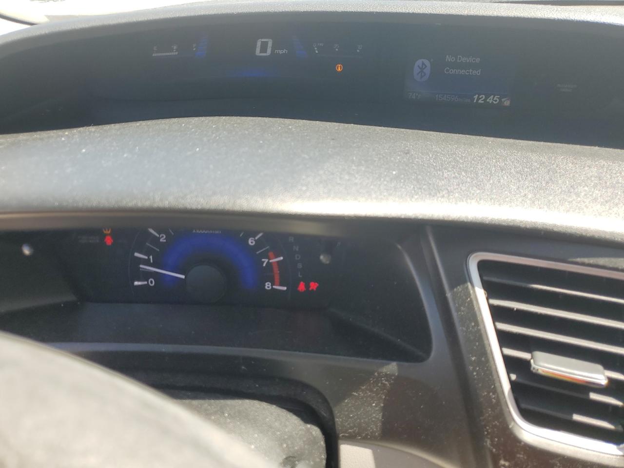 2015 Honda Civic VIN 19XFB2F58FE017678 Copart auction photo, side / front end damage thumbnail 9