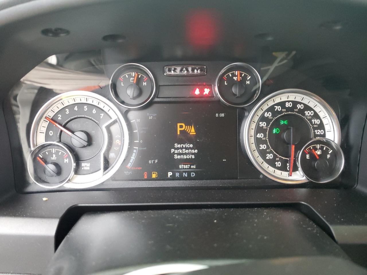 2018 RAM 1500 VIN 1C6RR7TT2JS133643 Copart auction photo, all over damage thumbnail 9