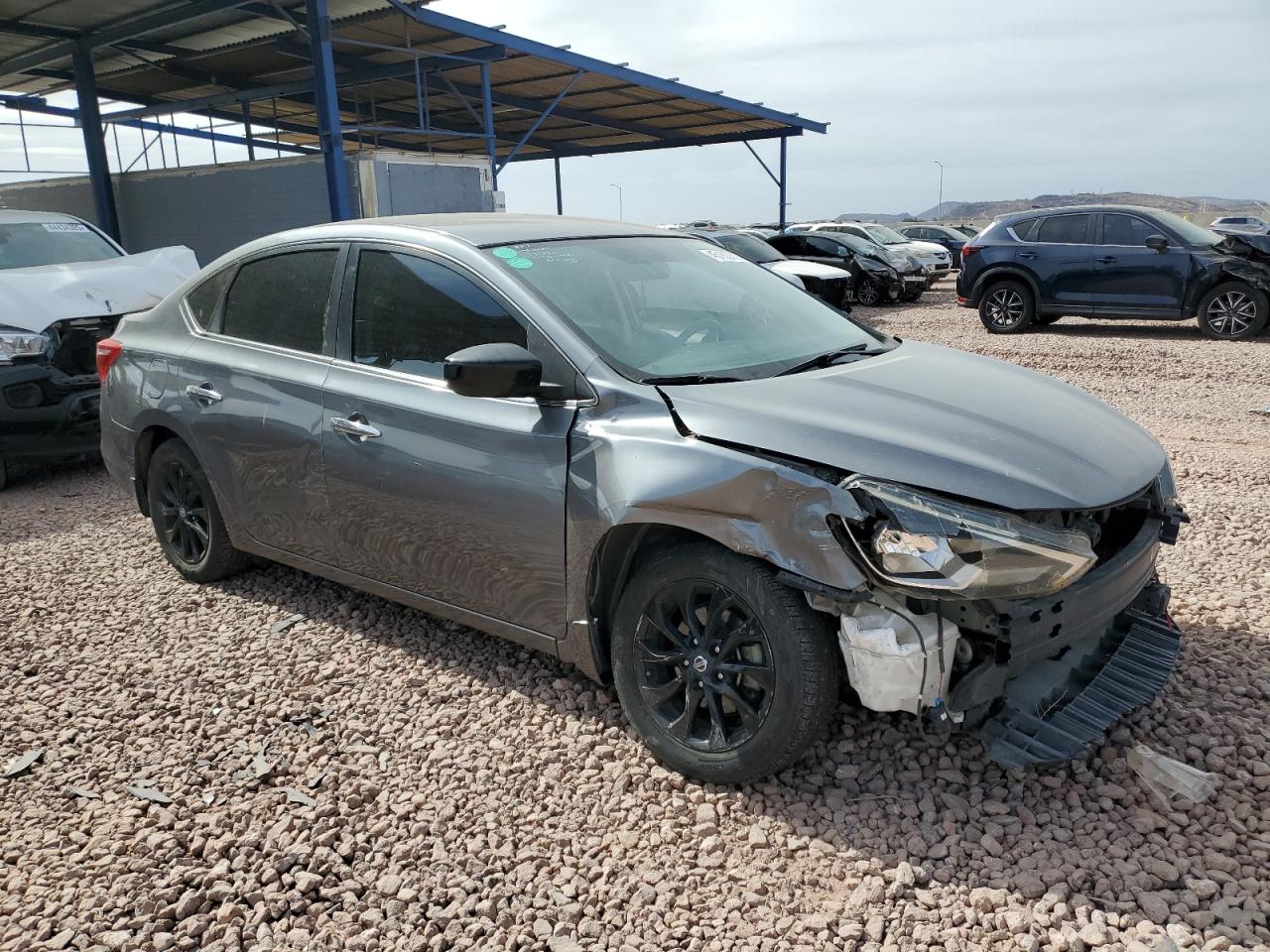 2018 Nissan Sentra VIN 3N1AB7AP6JY231336 Copart auction photo, front end damage thumbnail 4
