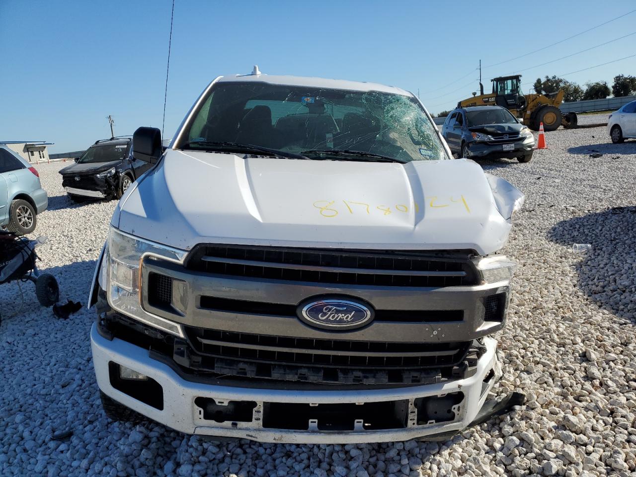 2018 Ford F-150 VIN 1FTEW1CP0JKE56718 Copart auction photo, side / front end damage thumbnail 5