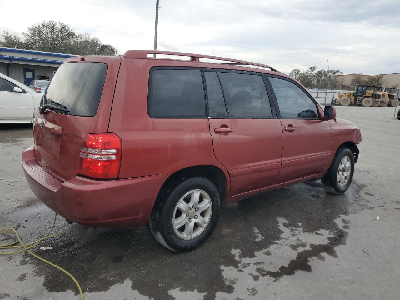 2003 Toyota Highlander VIN JTEGF21A430109237 Copart auction photo, front end / rear end damage thumbnail 3