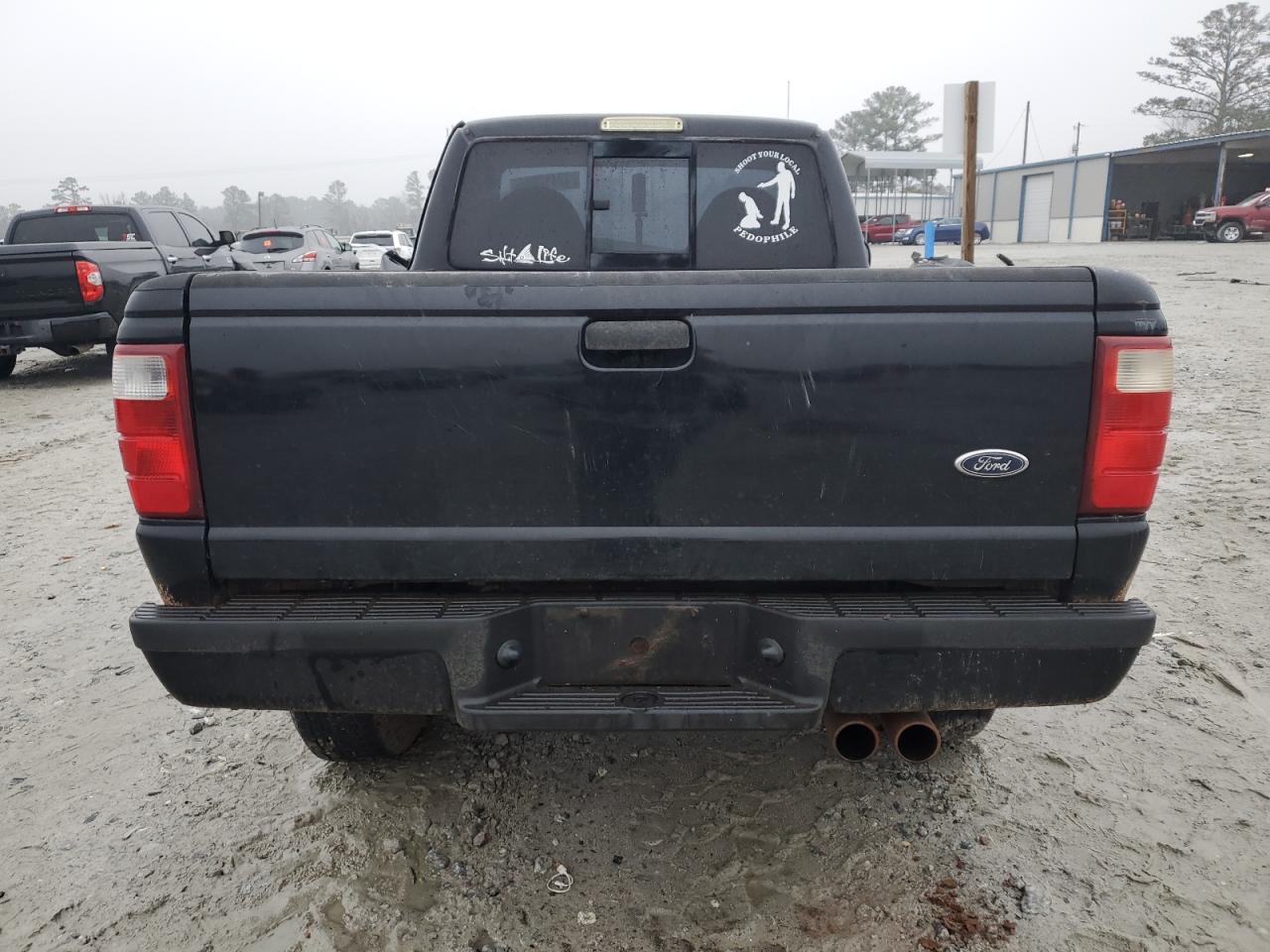2003 Ford Ranger VIN 1FTYR10U33PB88400 Copart auction photo, all over damage thumbnail 6