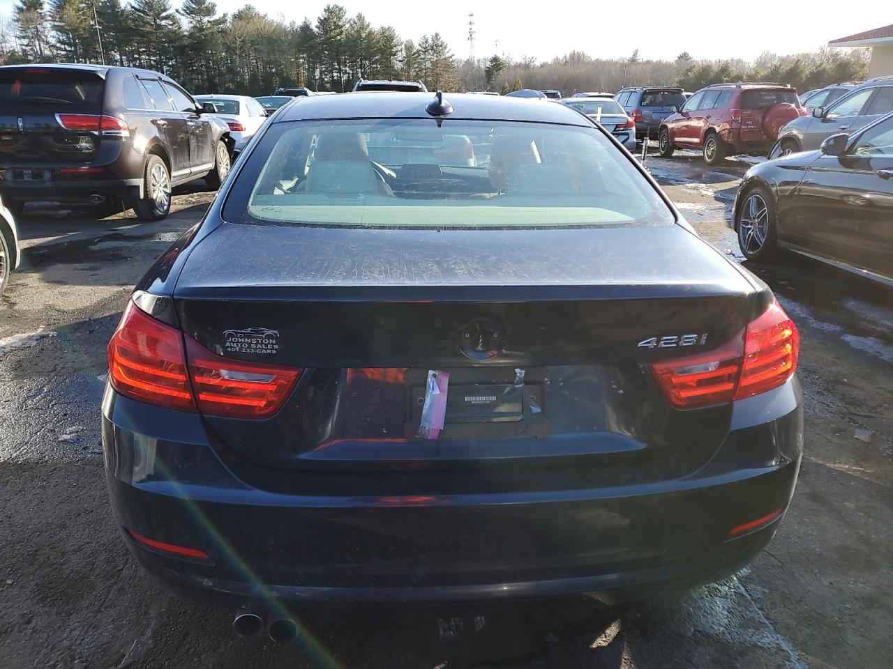 2014 BMW 4er VIN WBA3N3C51EF712381 Copart auction photo, side / minor dent/scratches damage thumbnail 6