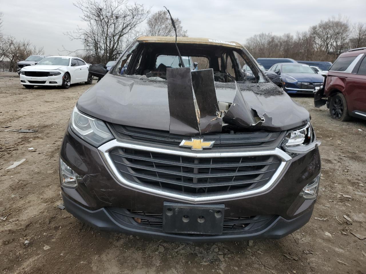 2020 Chevrolet Equinox VIN 2GNAXUEV3L6141577 Copart auction photo, burn / burn - interior damage thumbnail 5