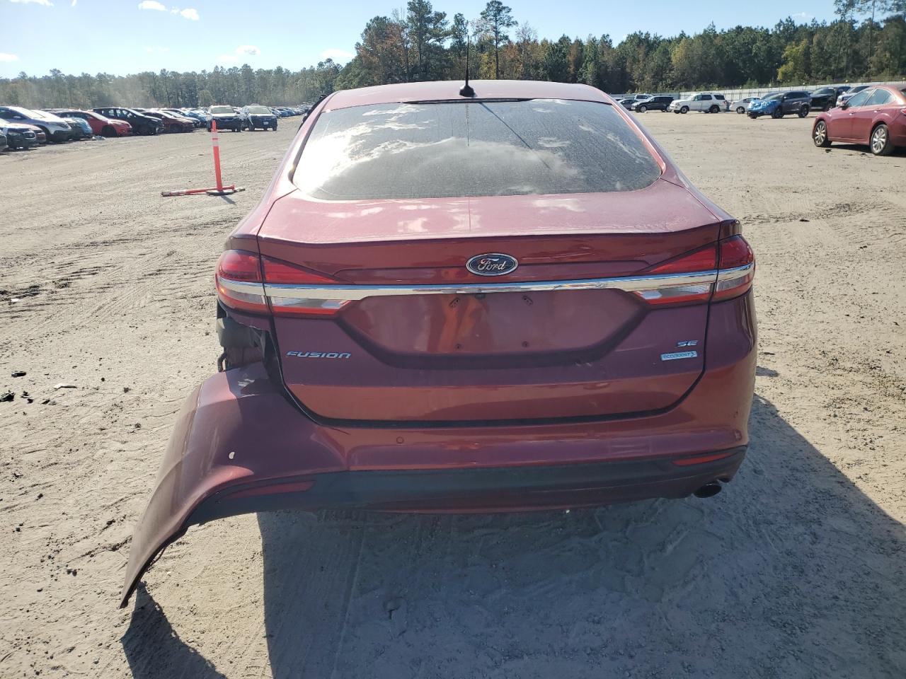2017 Ford Fusion VIN 3FA6P0HD2HR157009 Copart auction photo, all over damage thumbnail 6