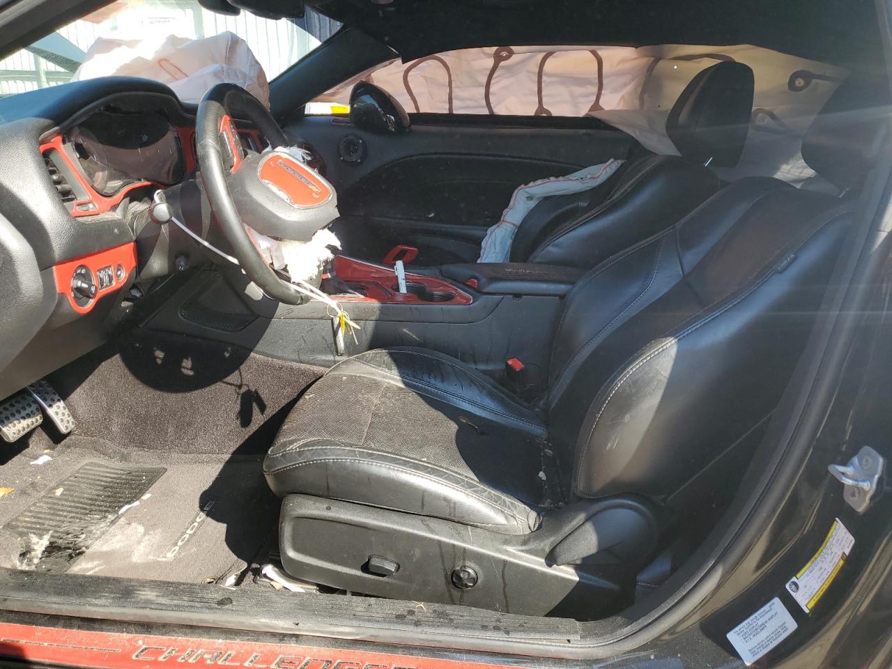 2016 Dodge Challenger VIN 2C3CDZAG0GH102653 Copart auction photo, side / front end damage thumbnail 7