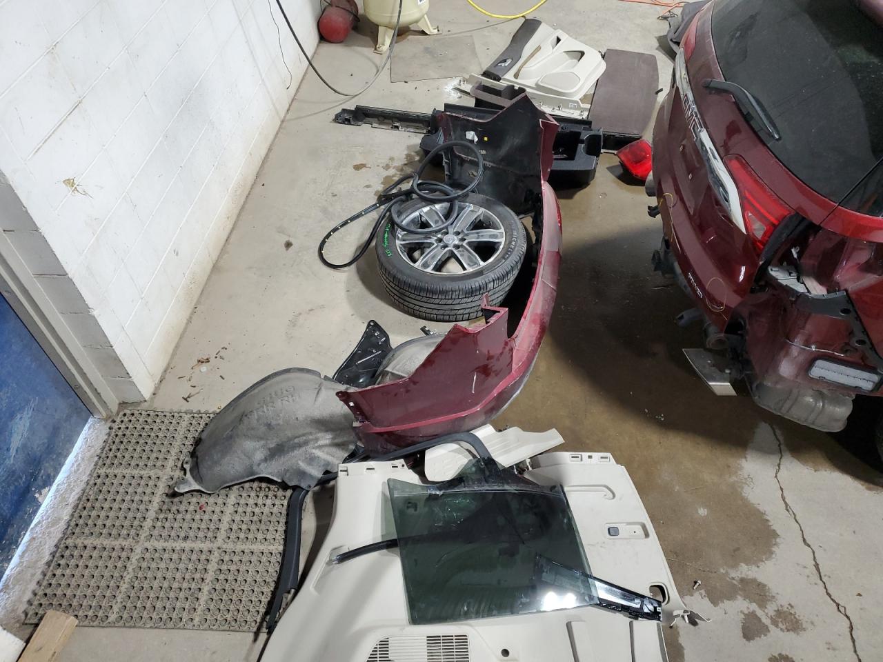 2017 GMC Acadia VIN 1GKKNXLS8HZ254566 Copart auction photo, side / rear end damage thumbnail 13