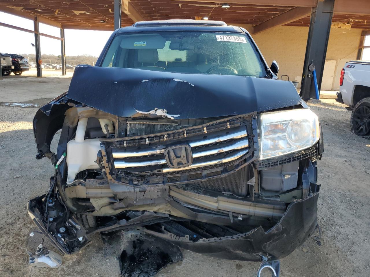 2014 Honda Pilot VIN 5FNYF3H98EB008491 Copart auction photo, front end damage thumbnail 5