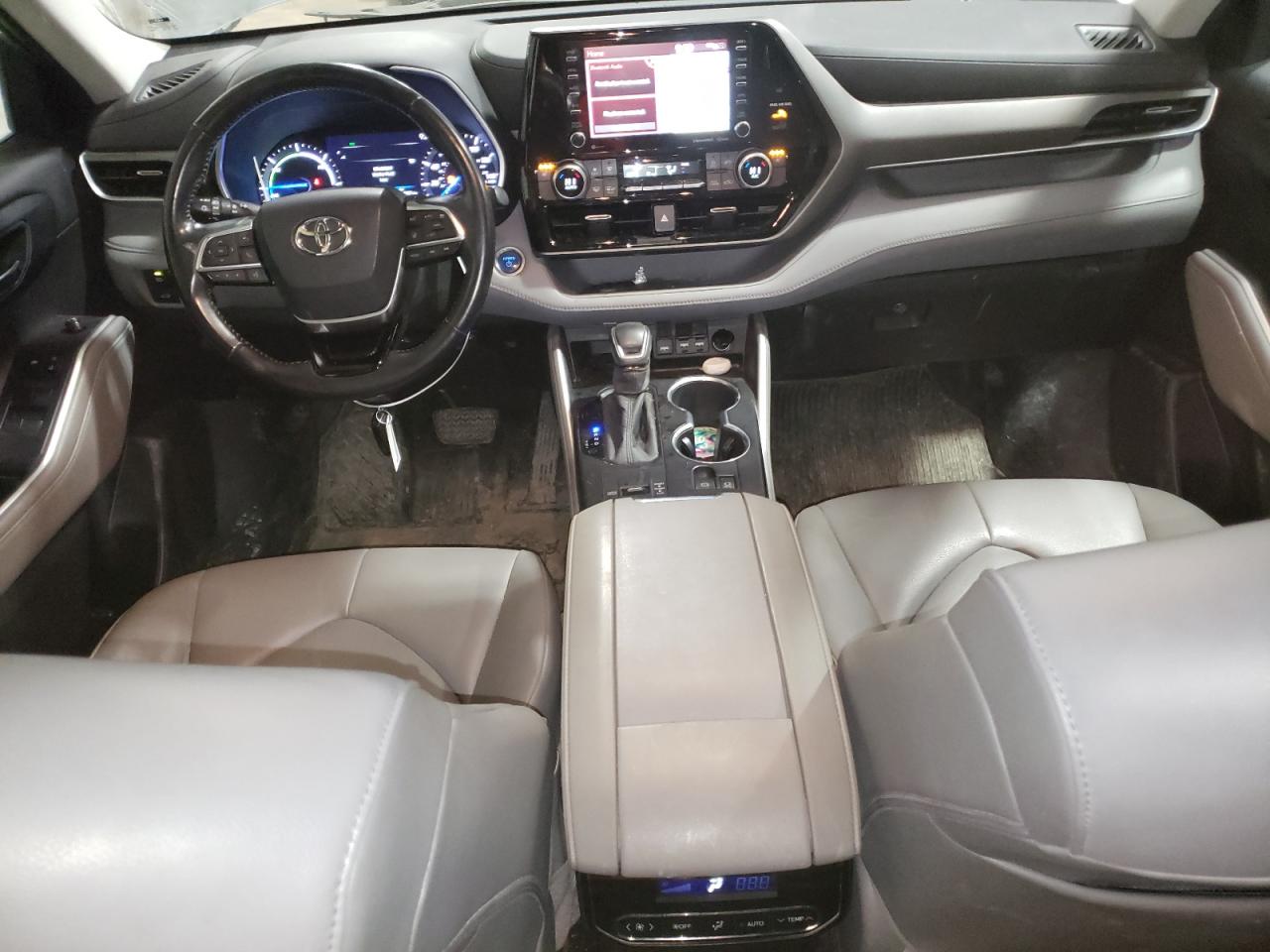 2020 Toyota Highlander VIN 5TDHBRCH6LS502256 Copart auction photo, front end / all over damage thumbnail 8