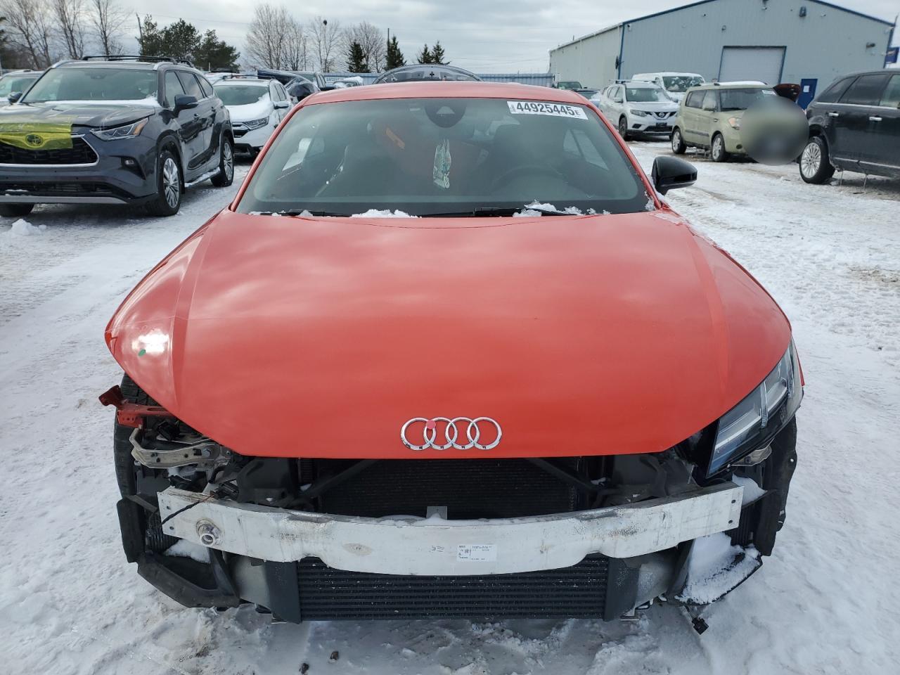 2018 Audi TT VIN WUACSAFV6J1900772 Copart auction photo, front end / side damage thumbnail 5