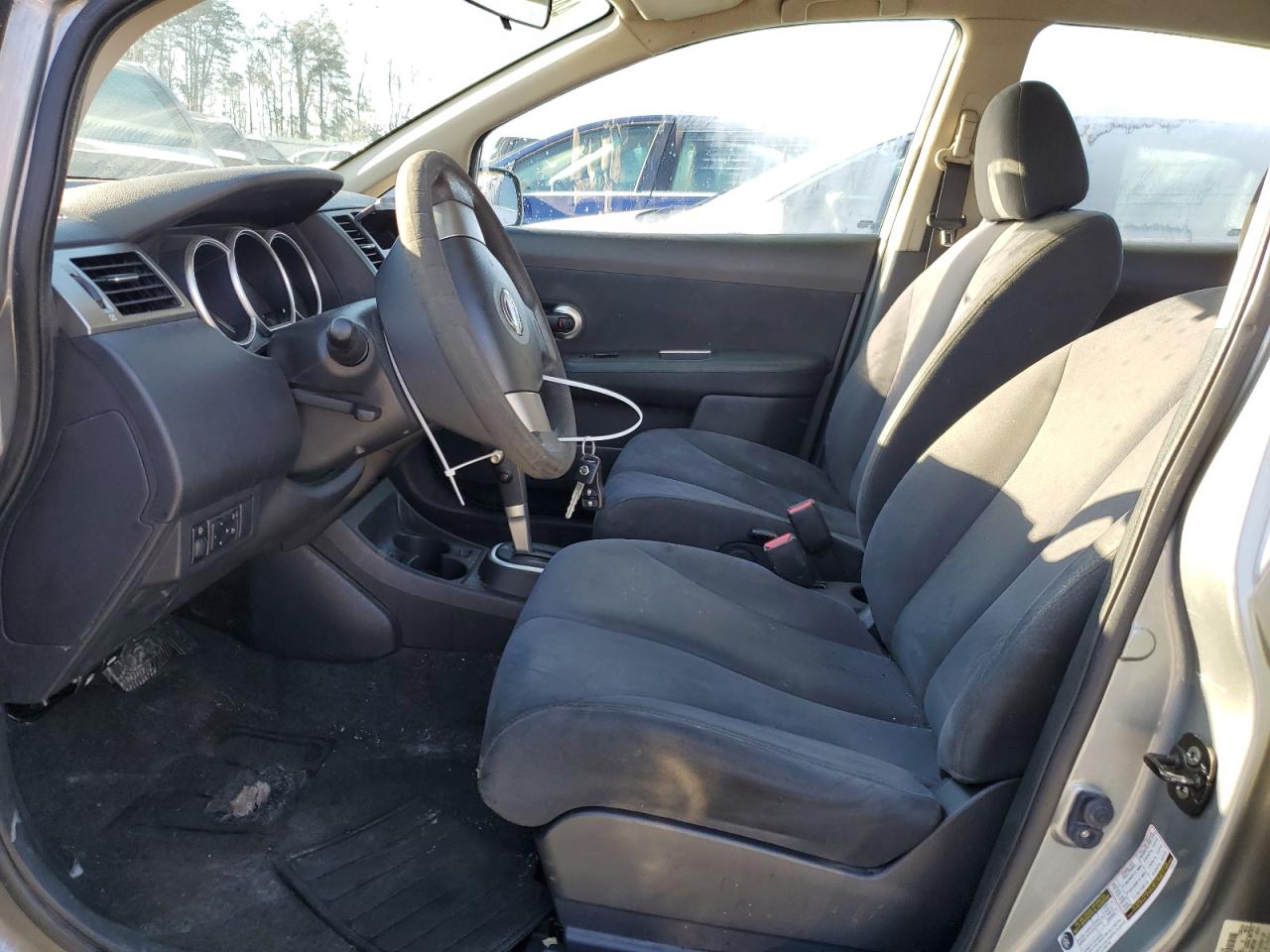 2007 Nissan Versa VIN 3N1BC13E17L376719 Copart auction photo, vandalism damage thumbnail 7