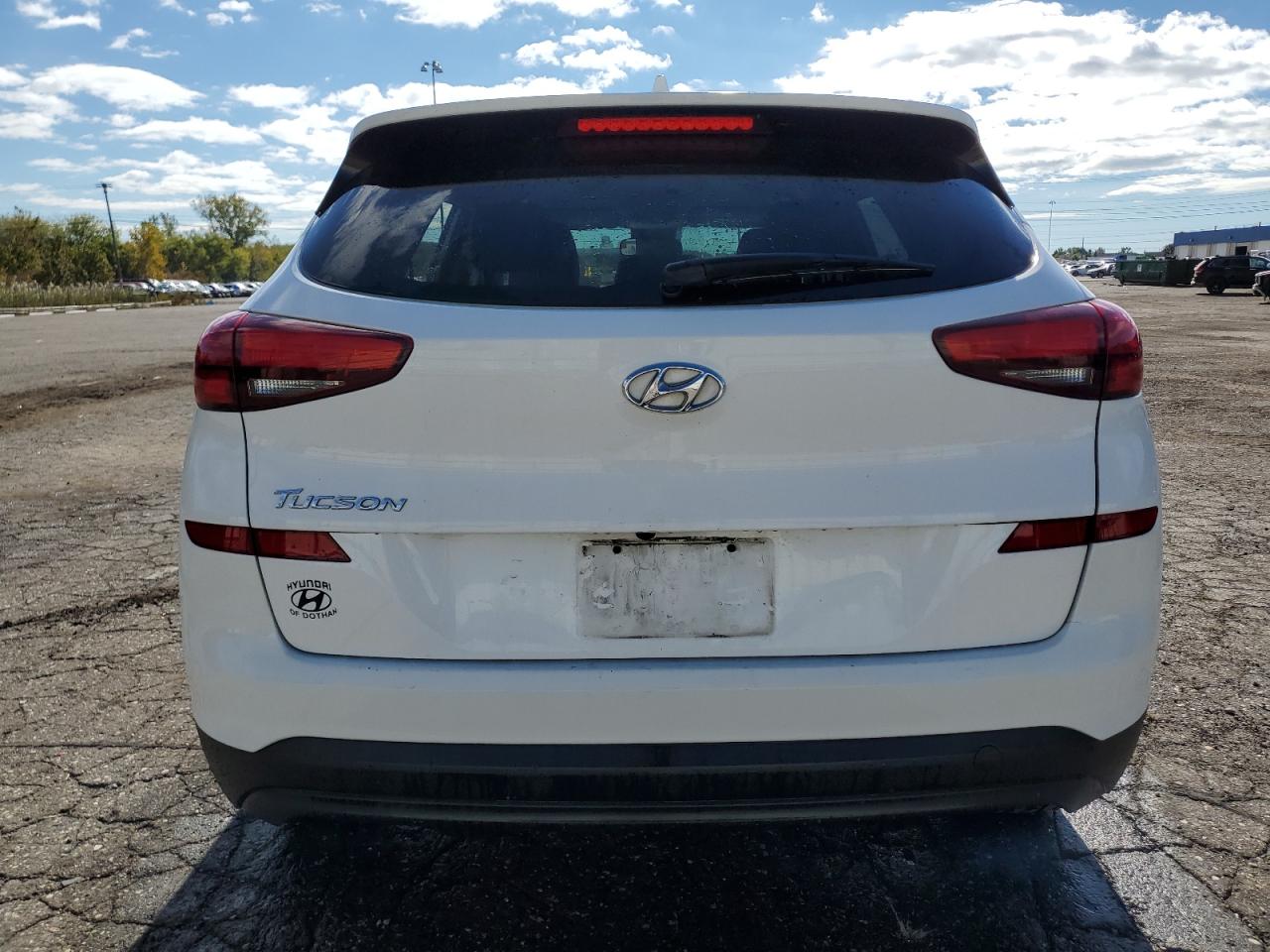 2020 Hyundai Tucson VIN KM8J23A41LU134140 Copart auction photo, front end damage thumbnail 6