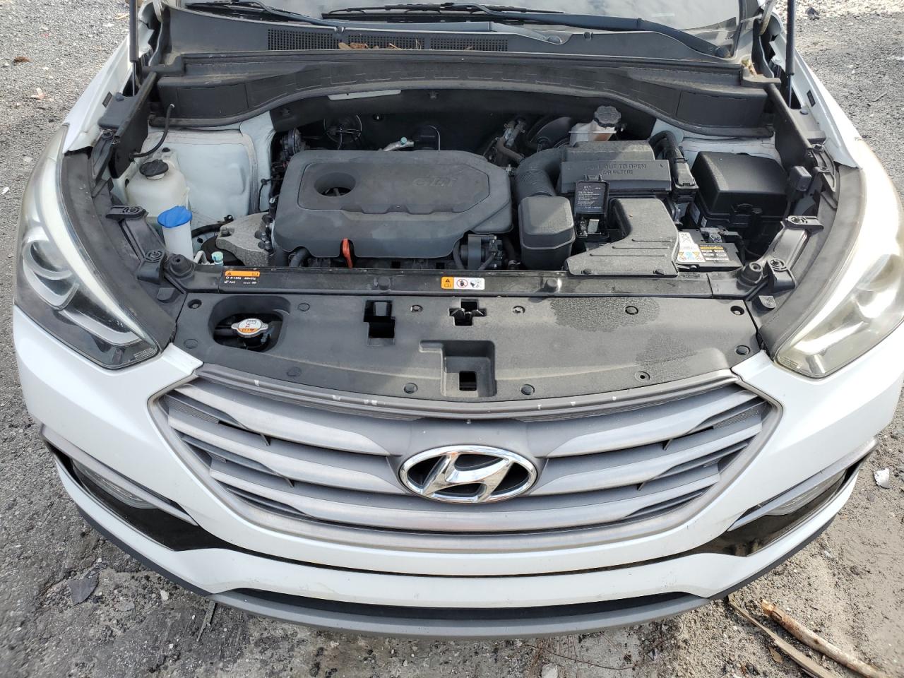 2017 Hyundai Santa Fe VIN 5NMZU3LB4HH002808 Copart auction photo, water/flood damage thumbnail 12