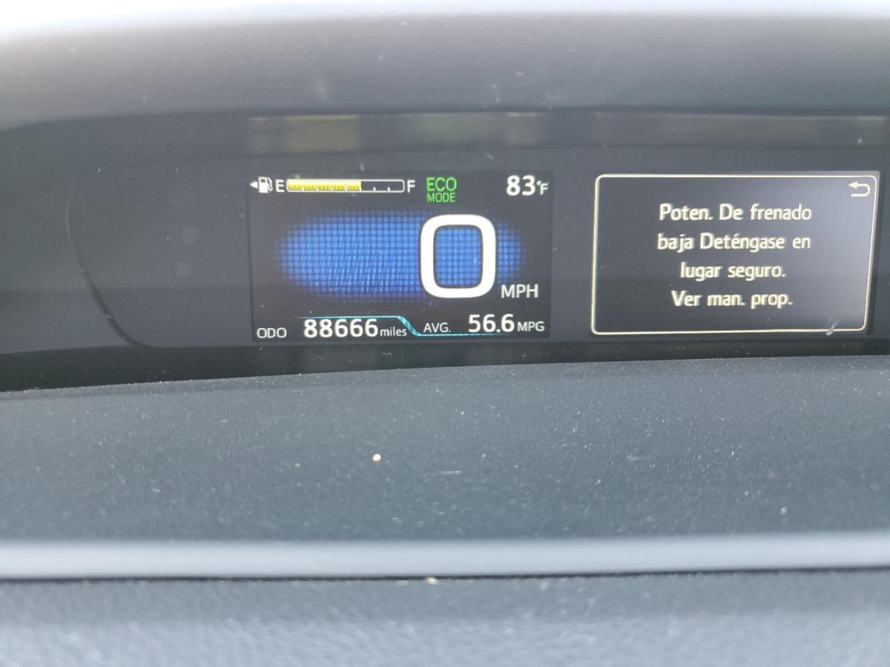 2017 Toyota Prius VIN JTDKBRFU1H3567121 Copart auction photo, side damage thumbnail 9