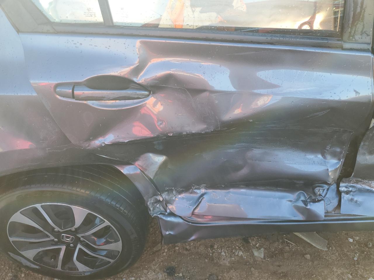 2013 Honda Civic VIN 19XFB2F81DE033065 Copart auction photo, side damage thumbnail 10