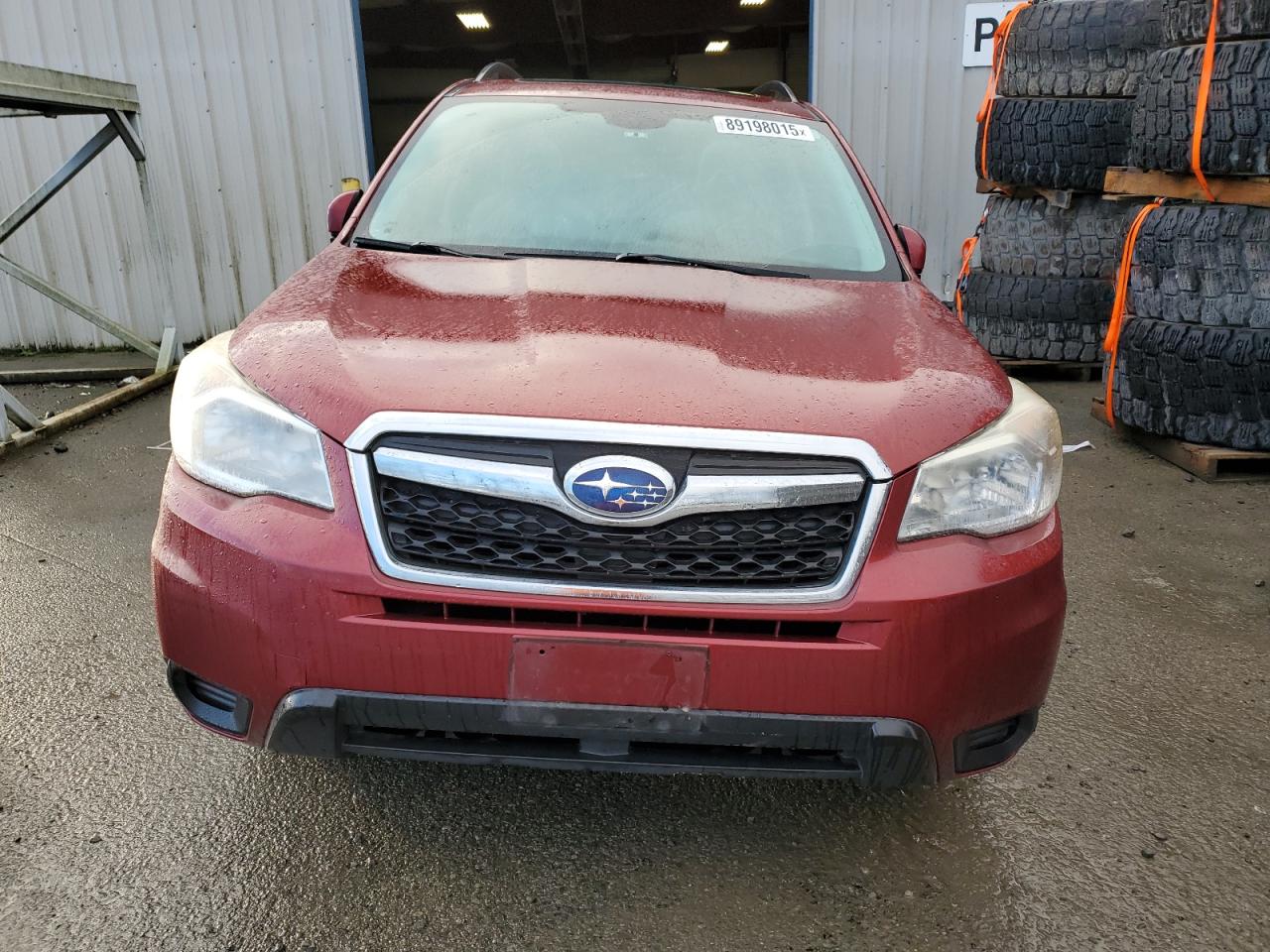 2015 Subaru Forester VIN JF2SJAGC9FH528935 Copart auction photo, rear end damage thumbnail 5
